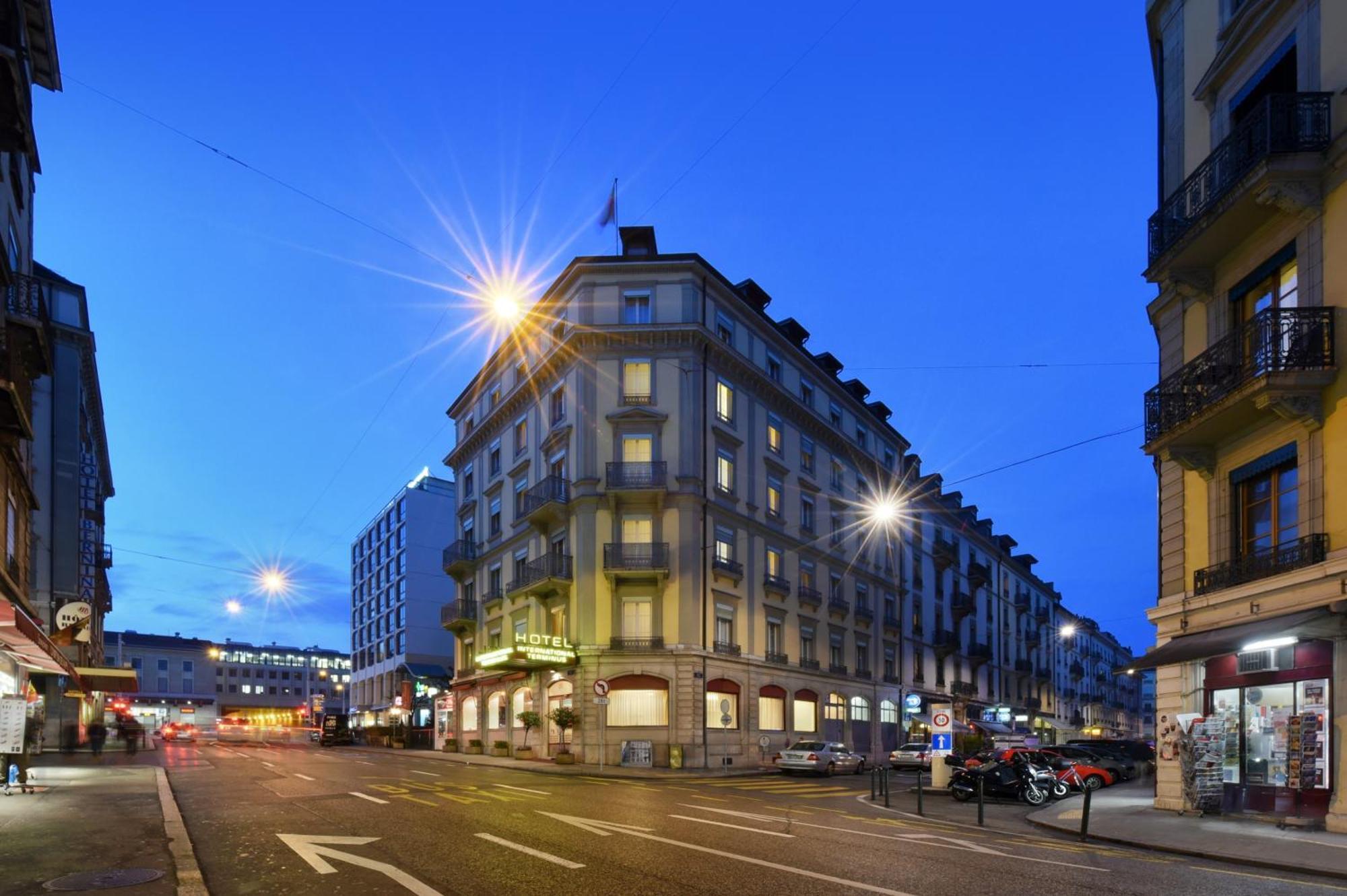 Hotel International & Terminus Genf Exterior foto