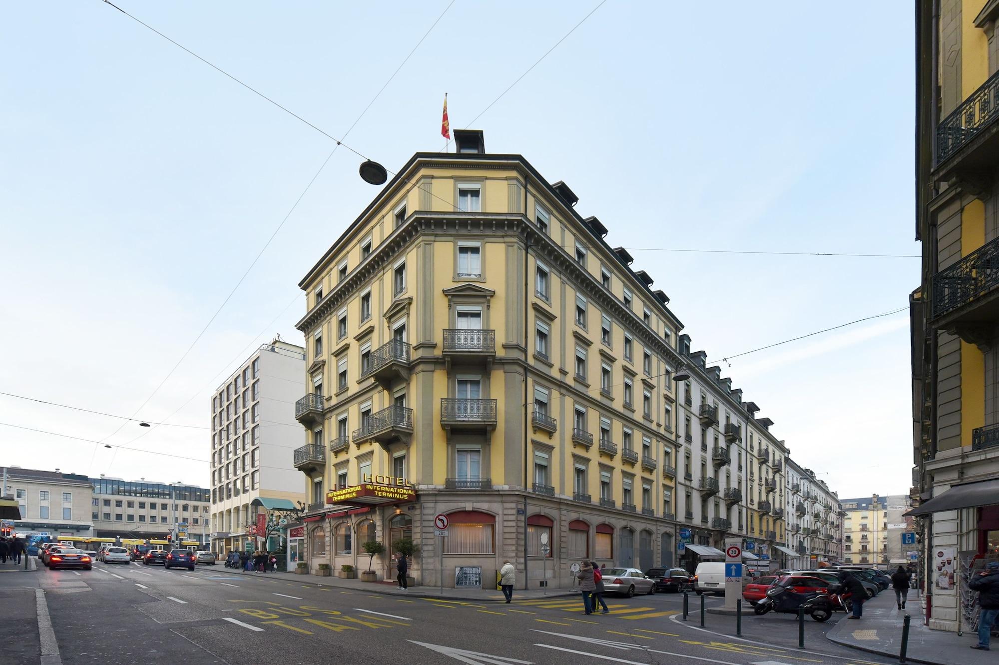 Hotel International & Terminus Genf Exterior foto